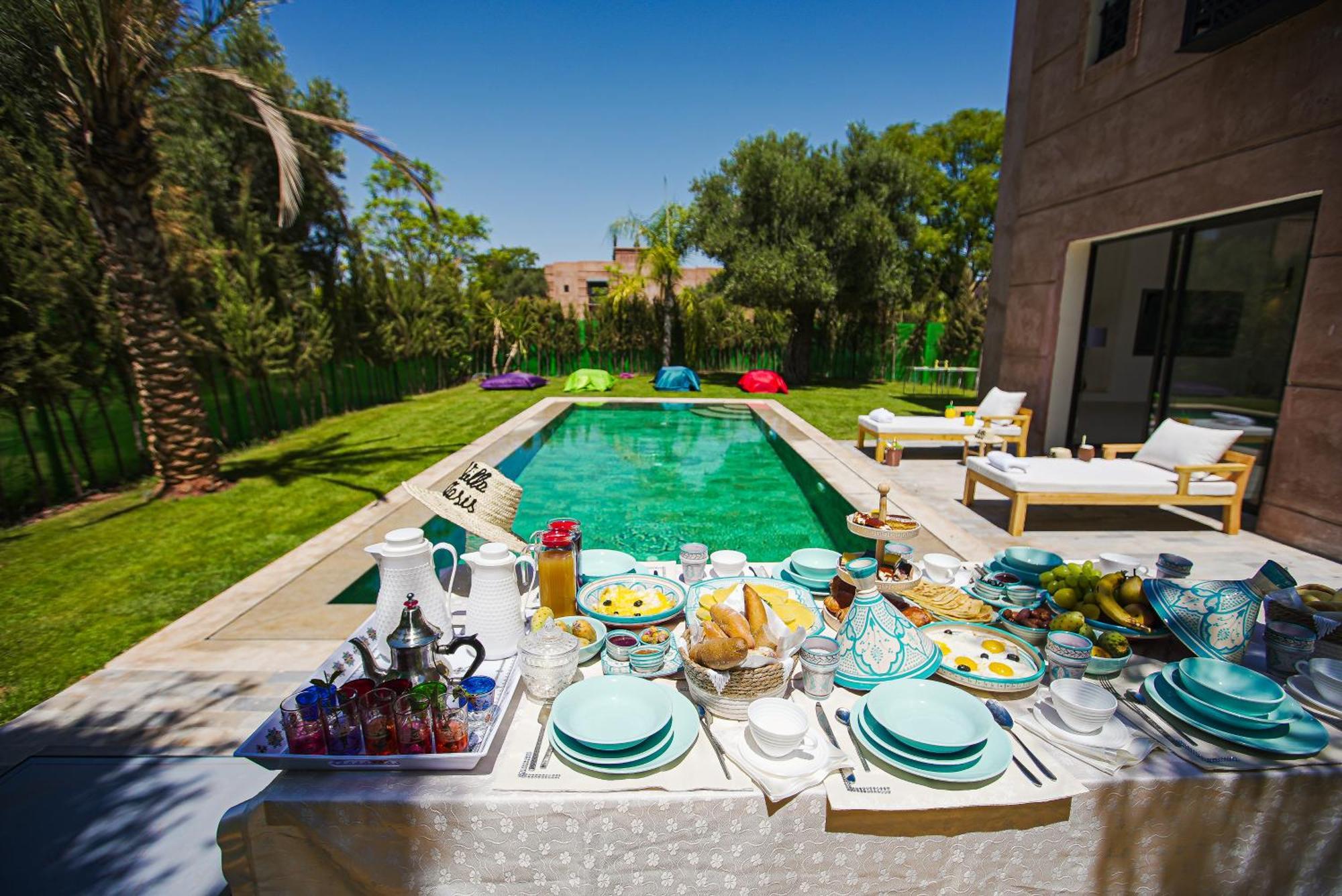 Villa Oasis Private Pool Secure Complex Marrakesh Exterior foto