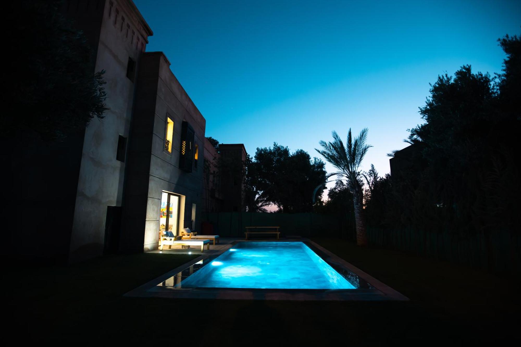 Villa Oasis Private Pool Secure Complex Marrakesh Exterior foto
